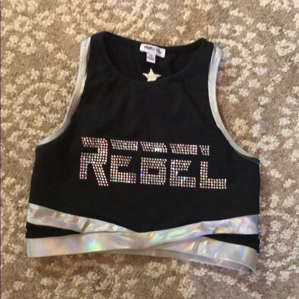 Rebel youth large sports bra / top